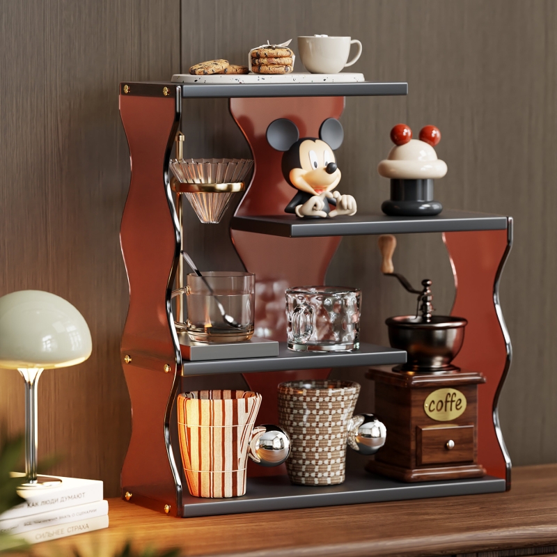 杯子收纳置物架桌面高级感杯架