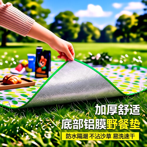防潮加厚野餐垫|超2.3万次加购