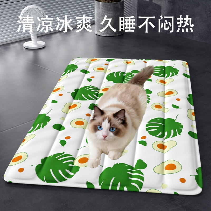 宠物猫窝猫冰垫凉席垫子猫狗夏天冰凉垫猫咪冰床睡垫夏季水床冰窝