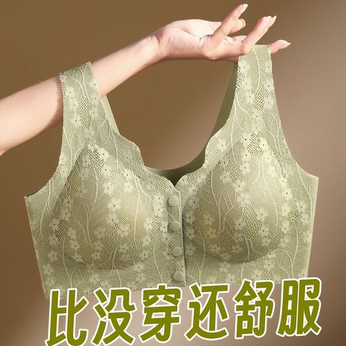 无钢圈中老年胸罩夏季薄款妈妈内衣背心女式乳罩文胸2026新款爆款