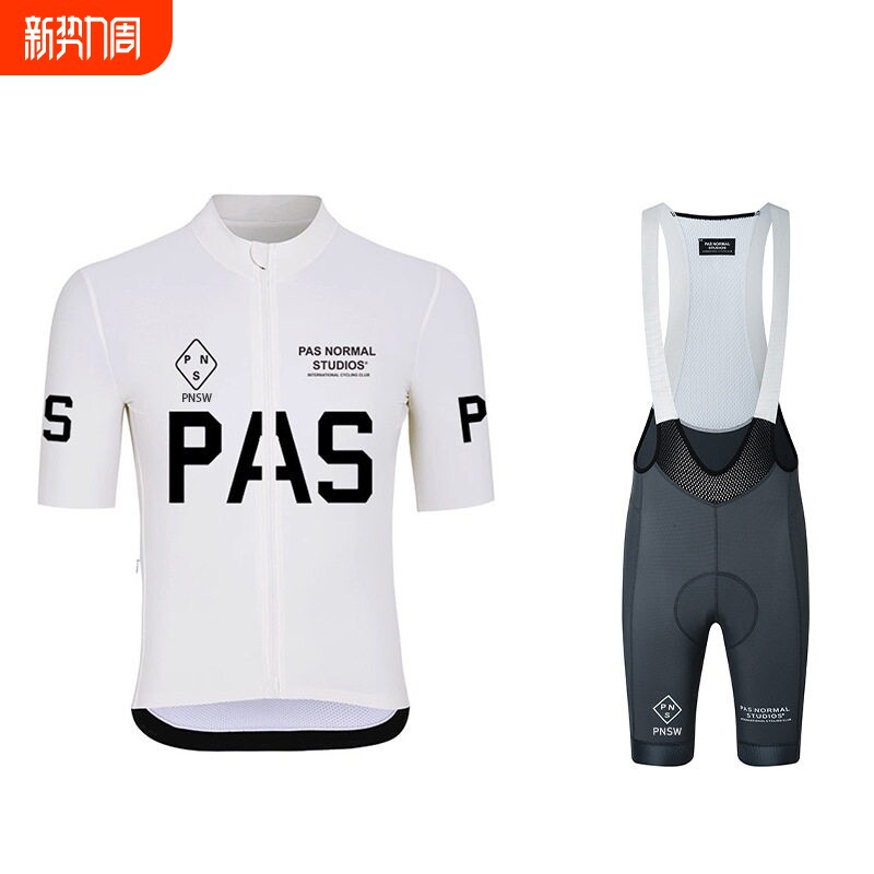 洛克兄弟PAS骑行服夏季短袖公路自行车透气户外速干双箭头背带裤