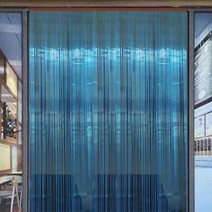 门帘双层新款 通用免打孔隔断帘魔术贴塑料门防蚊夏天 夏季 挂帘四季