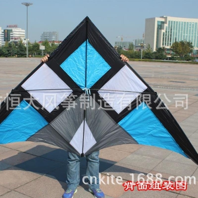潍坊风筝 三角歌剧风筝 3米大尺寸彩色 好飞 Kite