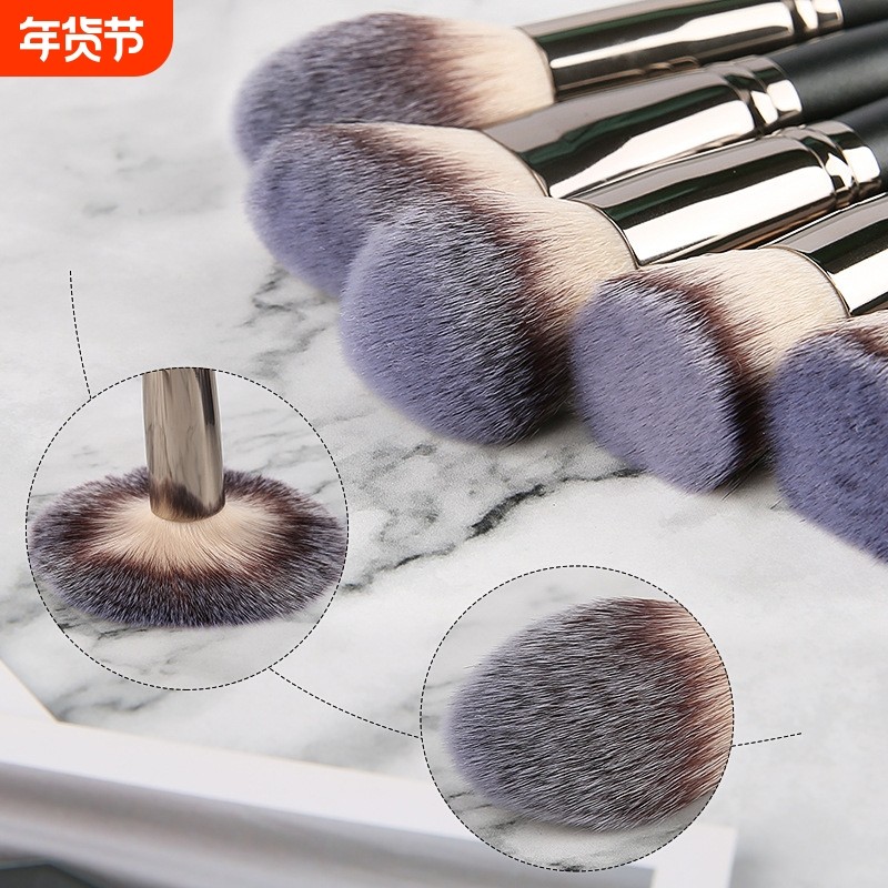 15支化妆刷套装全套超软腮红刷粉底刷眼影刷双头眉刷唇刷套刷跨境