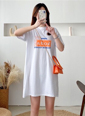 孕妇产后哺乳衣服外出连衣裙夏季短袖母乳期女装裙子时尚辣妈喂奶