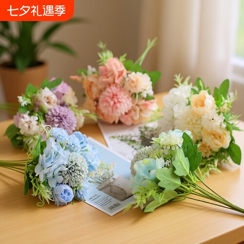 娜美粉色仿真花束|超6000次加购