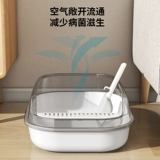 Ящик для кошачьего туалета, большой туалетный лоток, принадлежности для кошек, большой закрытый кошачий туалет, полностью автоматическое предотвращение брызг воздуха.