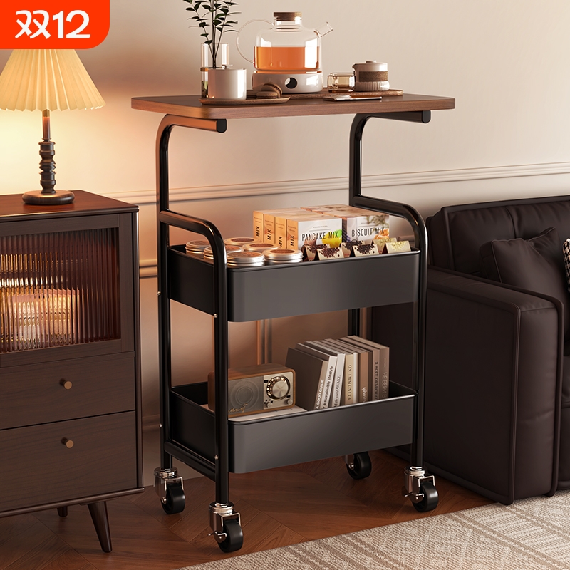 移动小推车家用落地带轮置物架