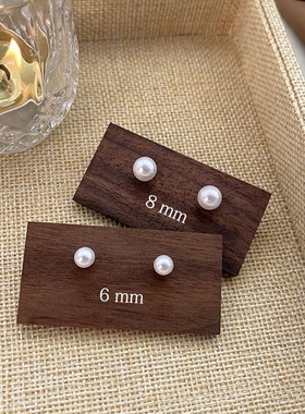 新款珍珠耳环女ins轻奢高级感复古气质耳饰925纯银针耳钉爆款春夏