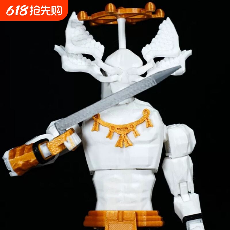 乐家高版本3D打印玩具少侠手办征服者模型可动成品动漫周边