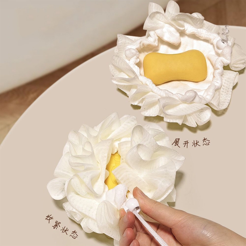 T沐浴球A1pq0-洗澡清洁用具香皂肥皂搓背搓澡浴花起泡浴室通用