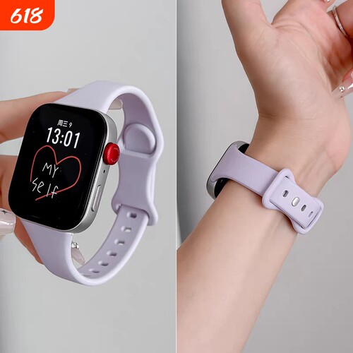 适用于华为手表fit4表带硅胶小蛮腰Watch Fit3男女新款透气替换手表带智能运动时尚FIT4腕带ins风高级感配件