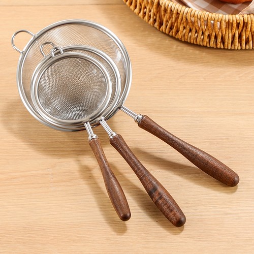 不锈钢超细漏勺厨房豆浆过滤网筛子婴儿辅食鸡蛋挞液烘焙工具果汁