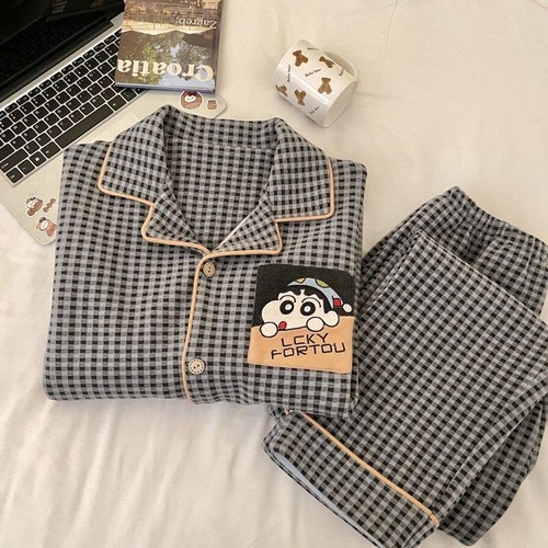 红豆2025新款德绒睡衣男秋冬季德绒长袖春秋加厚保暖青少年家居服