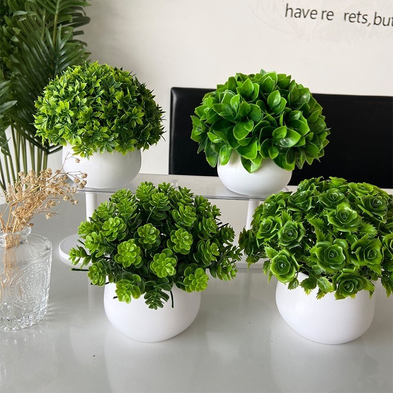 仿真花仿真绿植假花盆景客厅摆件装饰酒柜饰品桌面花卉摆放花艺