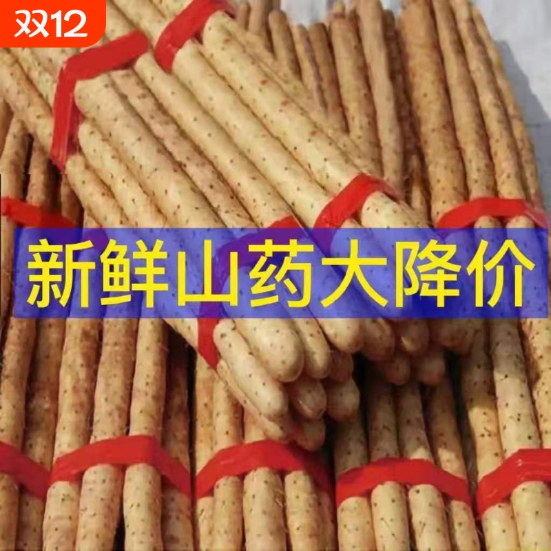 粉糯正宗铁棍山药现挖小白嘴山药铁杆山药新鲜淮山药蔬菜多规格