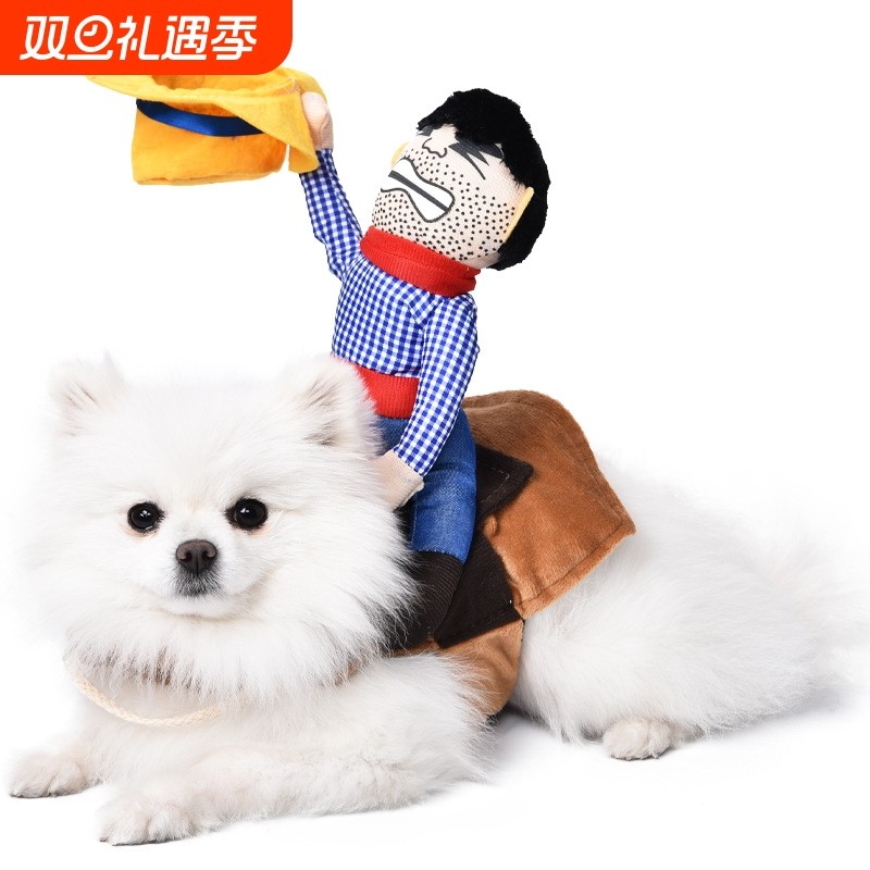 宠物衣服狗狗直立变身装搞怪骑士服饰中小型泰迪犬比熊金毛薄款