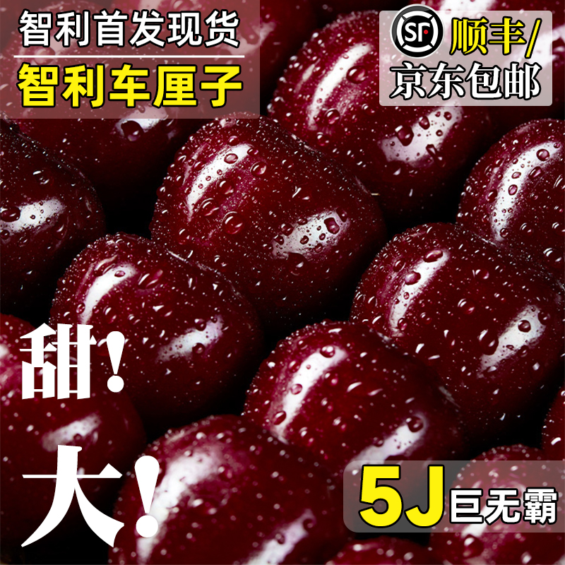 智利进口车厘子新鲜水果礼盒5应当季大樱桃345J整箱顺丰现货孕妇