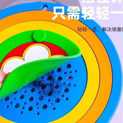 二合一地漏家用浴室卫生间下水道防臭过滤防臭盖硅胶垫防虫水槽