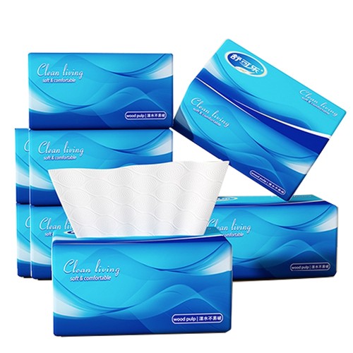 舒可乐4层舒适触感抽纸
