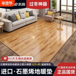 志高家用石墨烯地暖垫秋冬电热地毯发热加热地垫瑜伽地热垫地板