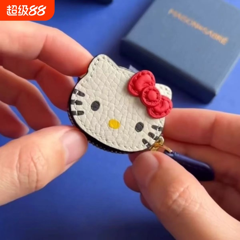 可爱kitty猫钥匙扣KT猫挂件礼物高颜值少女心包包挂饰女生礼物diy