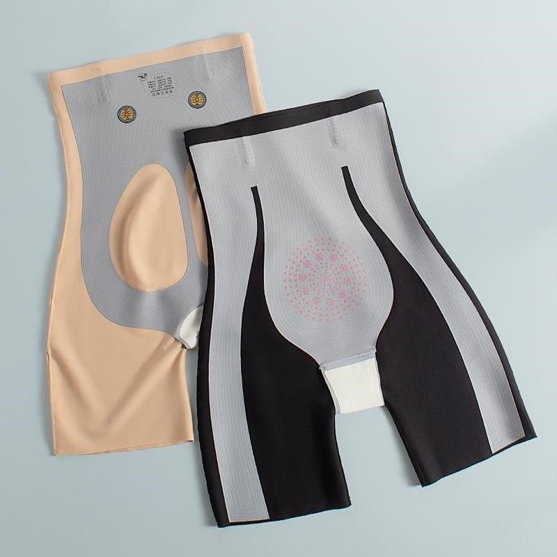 胖mm悬浮裤高腰收腹裤无痕夏季收腹提臀瑜伽打底裤女内裤塑身薄款