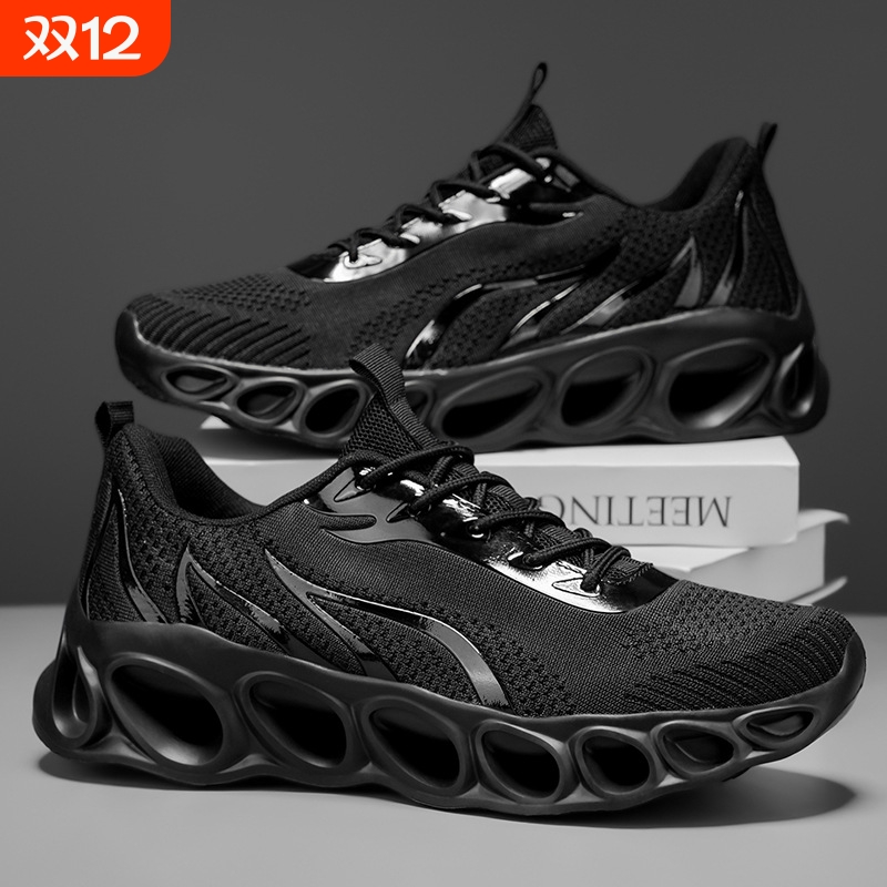 新款特大码48男鞋加大号47运动休闲46百搭情侣火焰鞋