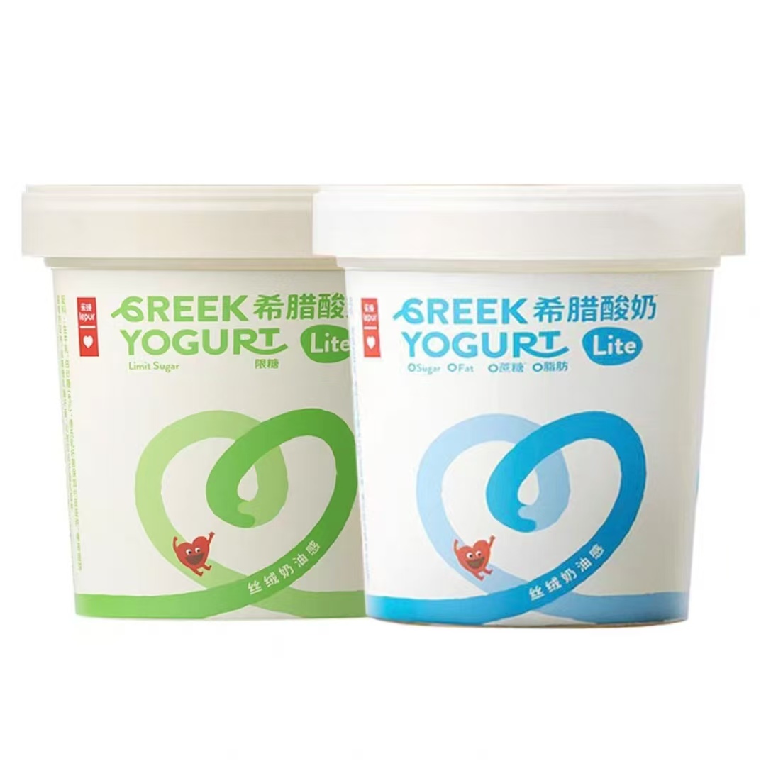 乐纯希腊酸奶零蔗糖零脂肪/限糖低温营养早餐纯酸奶轻食代餐搭配