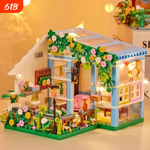 【新品爆款】花房积木屋