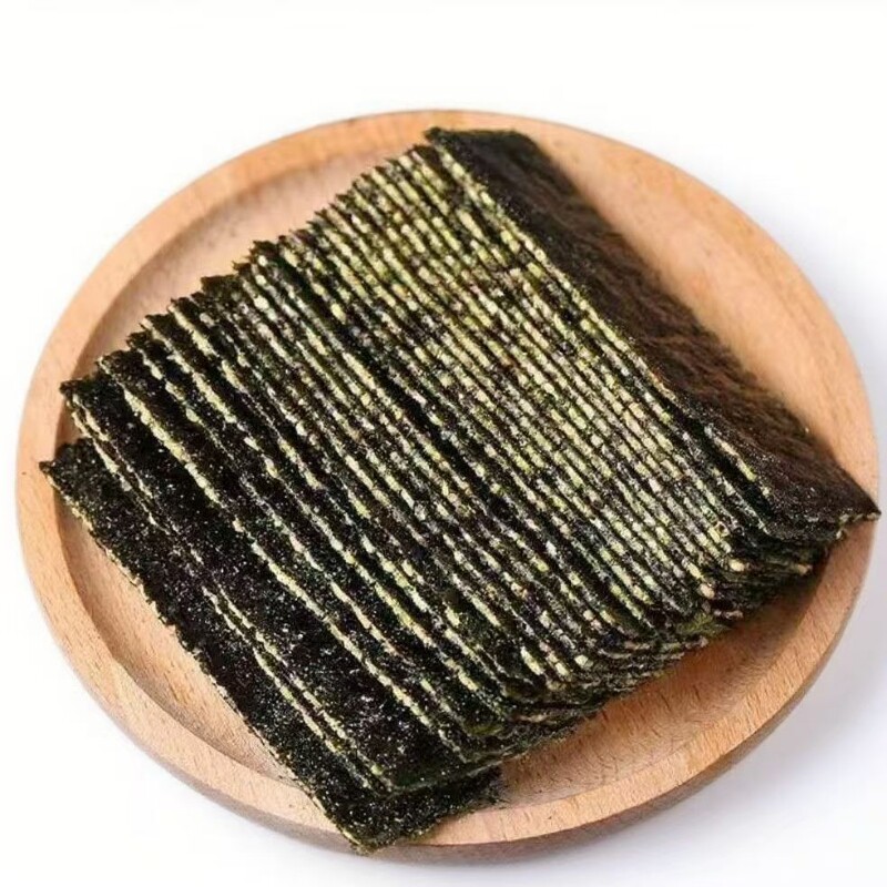 夹心海苔大包装即食袋装芝麻味原味零食儿童海苔脆片芝麻海苔