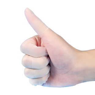 手指套一次性防水防滑防护指套耐磨保护护手指手工乳胶切口上班