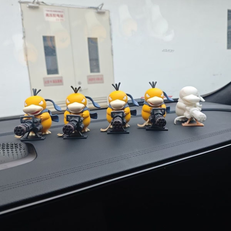 白瓷彩砂功夫小和尚茶宠花架摆件白瓷车载饰品