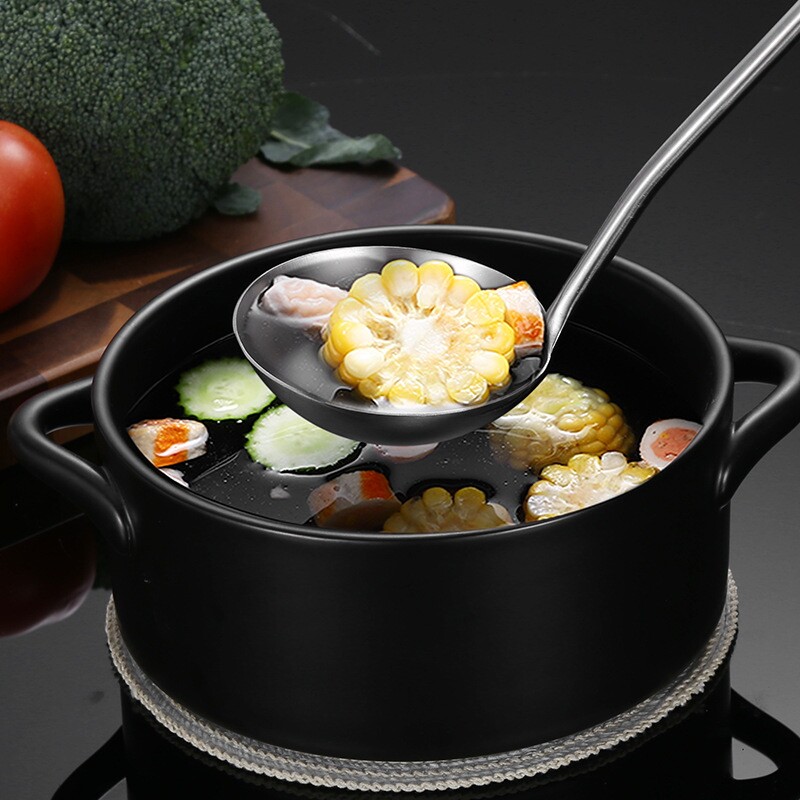 304不锈钢锅铲煎铲勺子厨具套装汤勺炒菜铁铲厨房家用炒勺铲 漏勺