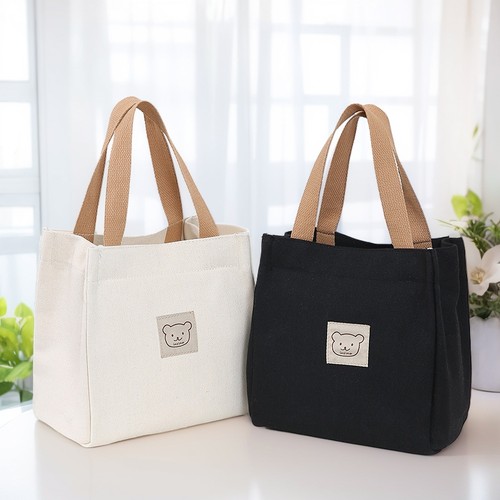 上班手提包饭盒袋百搭小清新加厚