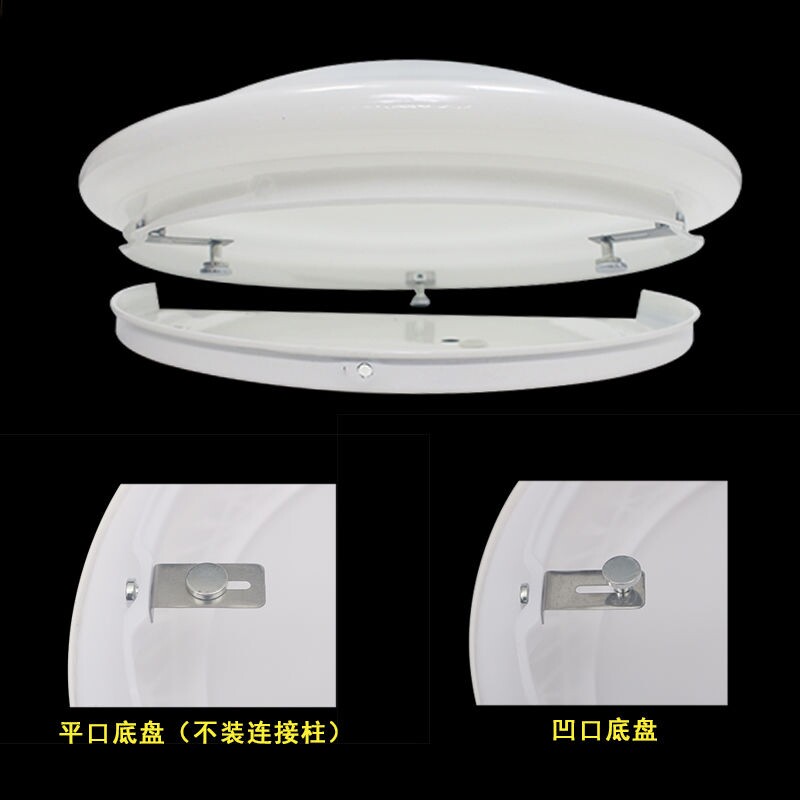 通用磁铁灯罩外壳罩圆形卧室房间灯罩吸顶灯磁吸灯罩灯具配件图片