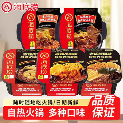 海底捞自热火锅盒装自煮小火锅