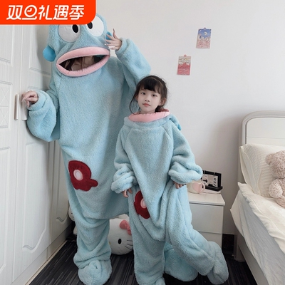 小丑鱼连体睡衣女大嘴鱼搞怪睡袍