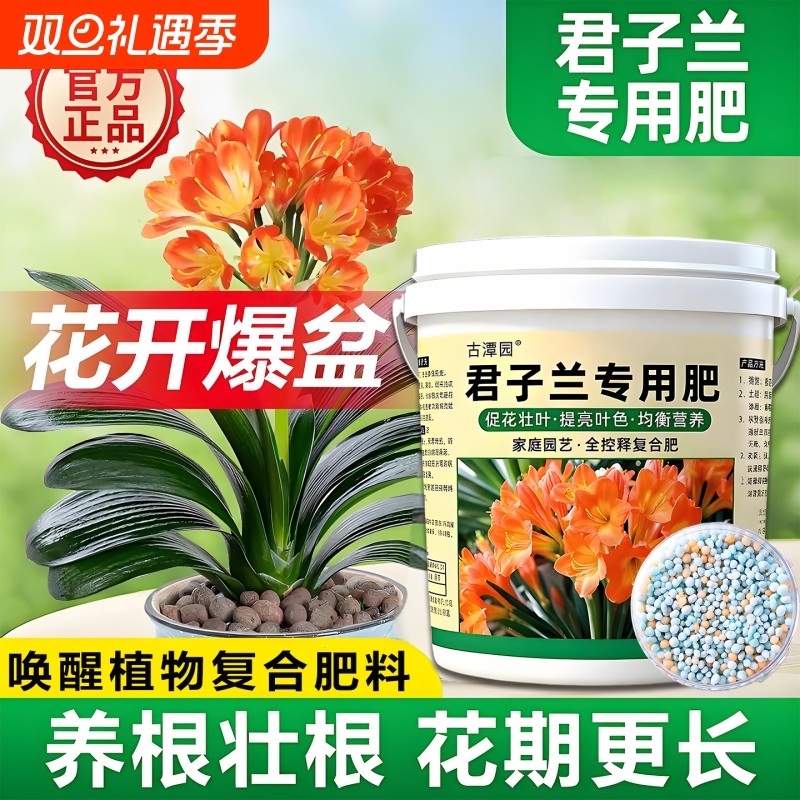 君子兰专用肥料家用盆栽通用肥促花催花生根花卉绿植颗粒缓释肥料