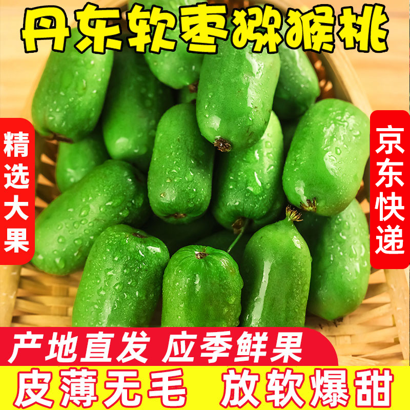 丹东软枣猕猴桃礼盒东北软枣子圆枣子水果当季奇异莓现摘