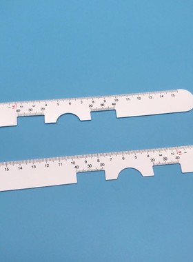 眼镜验光配件简单便携瞳距尺软型双面测量瞳孔间距眼睛距离多功能