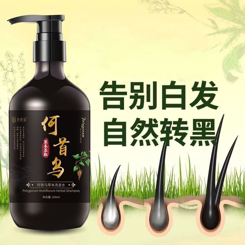 朵倍蔻何首乌草本洗发水300ml*1瓶