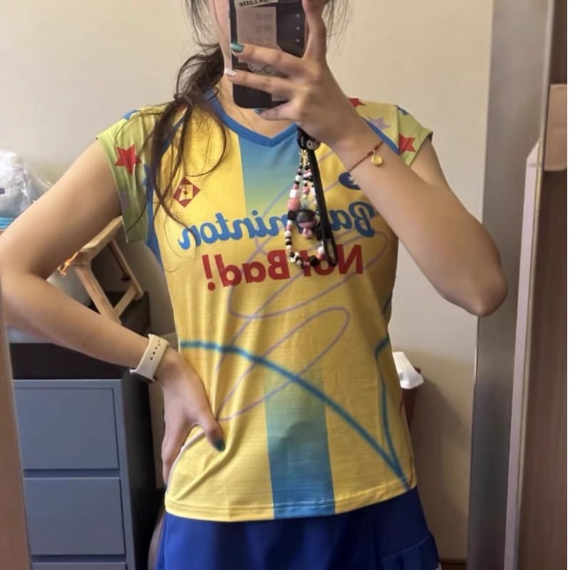 2025新款熏风羽毛球服大赛服男女款短袖速干运动比赛乒乓球训练服