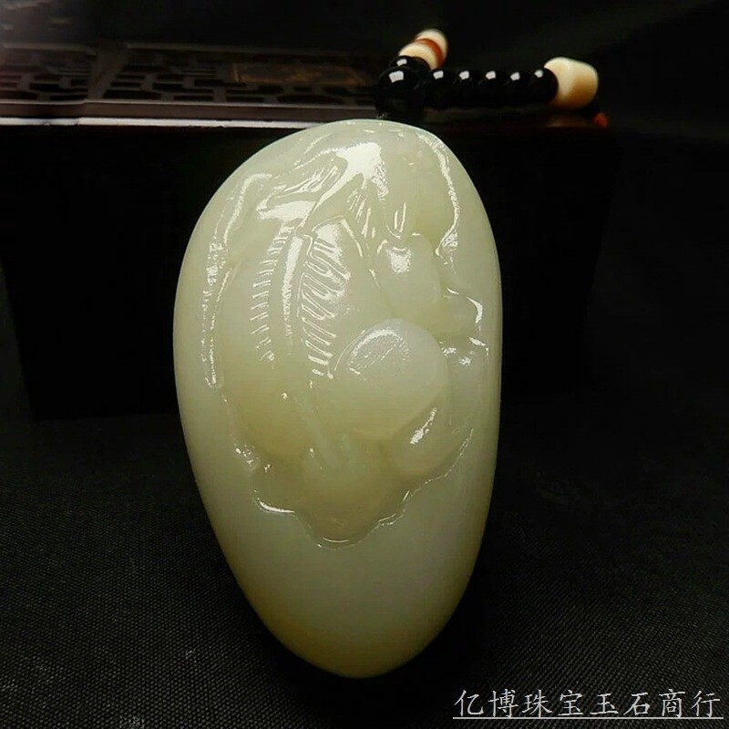 天然阿富汗玉石原石手把件貔貅把件男士礼品阿富汗玉玉把玩件玉器