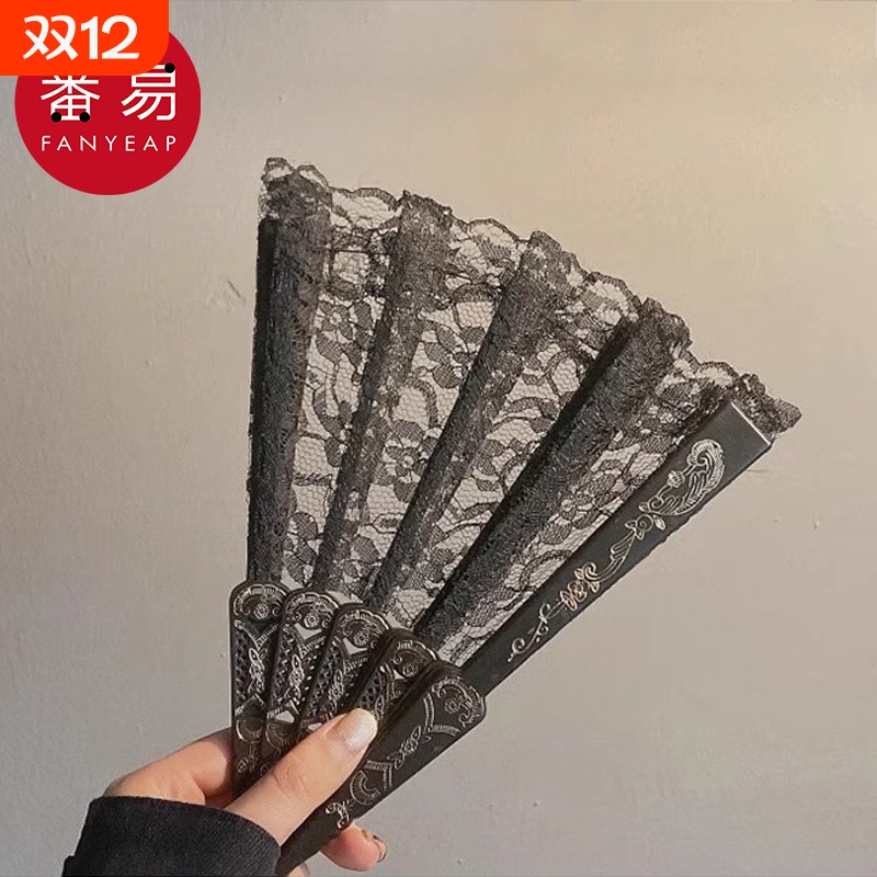 折扇AB1sl001-扇子旗袍中国古风汉服拍照夏天折扇随身广场舞扇