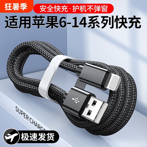 弎希适用苹果编织快充
