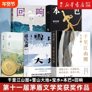 第十一届作品集五册雪山大地本巴回响千里江山图东西/孙甘露/乔叶/刘亮程/杨志军作品当代文学散文随笔小说书悬疑三部曲原著正版
