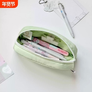 用心造物面包袋笔袋小众防水软乎乎夹层收纳笔袋大容量日系文具盒