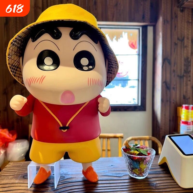 40cm大号蜡笔小新摆件超动漫手办饰品公仔生日礼物送男女生朋友