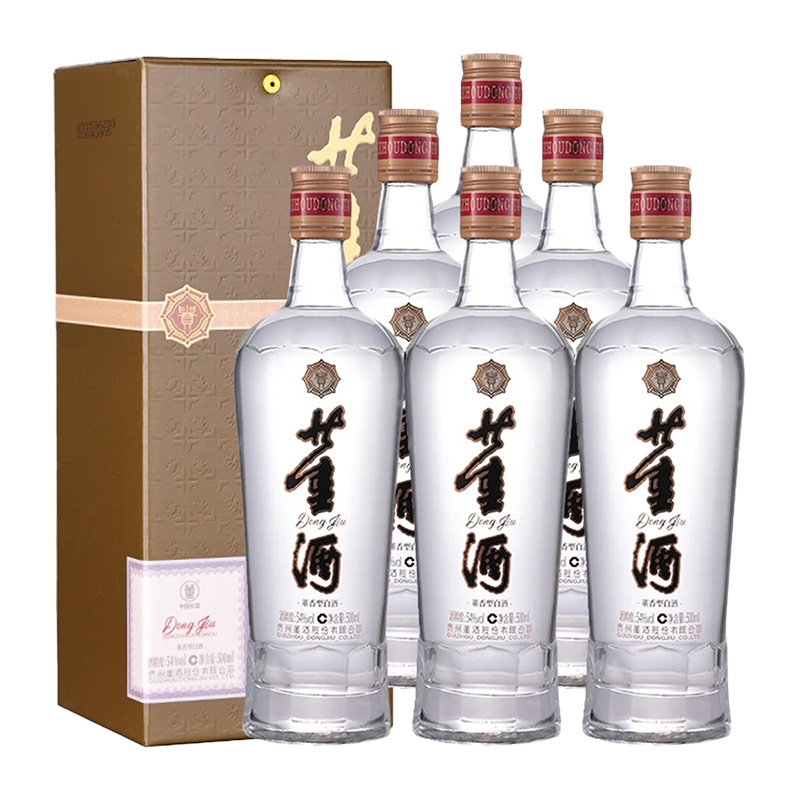 【正宗董香】董酒贵董精装版54度500ml*6瓶整箱装纯粮酒